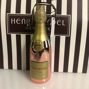 Henri Bendel Christmas champagne ornament